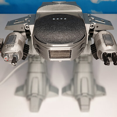 Google Home Mini ED 209 from Robocop Modified