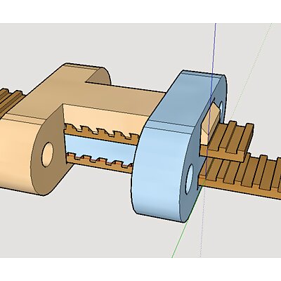 Belt clamps with a builtin tensioner
