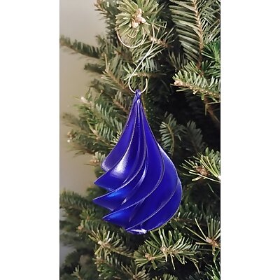 Christmas Tree Spiral Ornament
