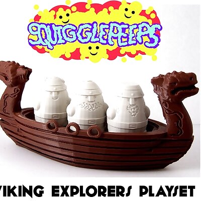 Squigglepeeps Viking Explorers Playset