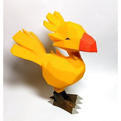 Low poly Chocobo