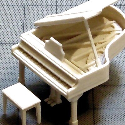 Grand Piano and Stool