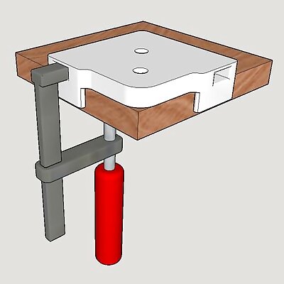 Woodworking Router Jig for rounding over corners