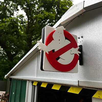 Ghostbusters Firehouse Sign