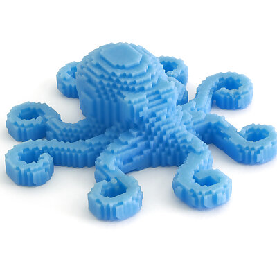 Pixel Octopus  Minimal Voxel Octopus Tutorial