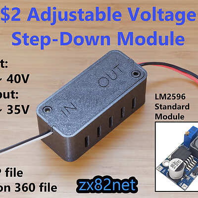 Adjustable Voltage Step Down Box Output 1535V LM2596
