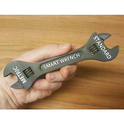 Fully assembled 3D printable SMART wrench