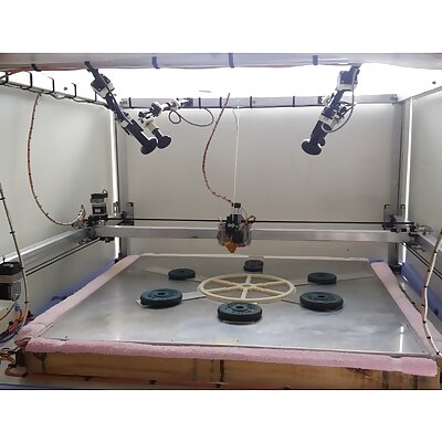1200 x 1200 Large scale DIY 3D printer  Sub33D v307