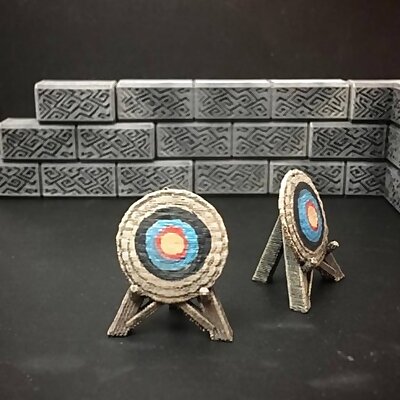 Delving Decor Archery Target 28mmHeroic scale