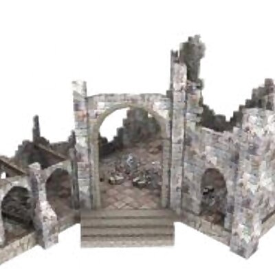 Cathedral Ruins  OpenGameArt  Terrain