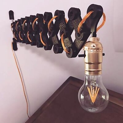 Wallmount scissor lamp