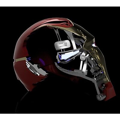 Iron Man Mark 50 Battle Damaged Helmet Endgame