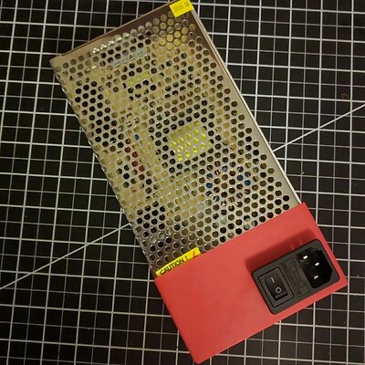 Anet A8 power Supply Cover with IEC320 C14 Socket Space