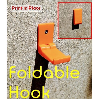 Print in Place Foldable Hook