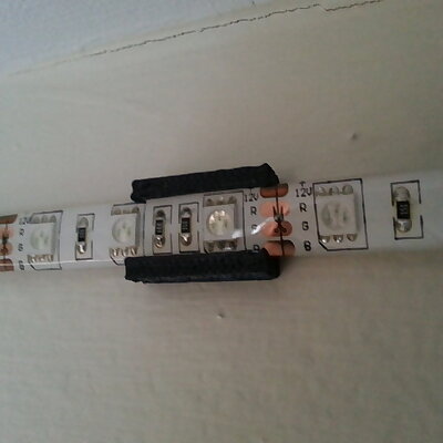 LED light strip holder