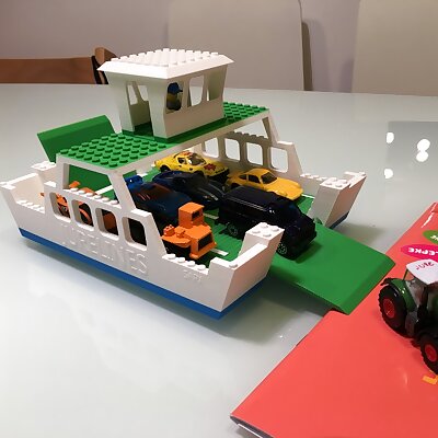 Ferry that floats  Fully printable toy model