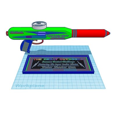 Blackhawks  Super Soaker Blaster  Water Gun TinkerFun