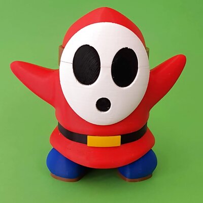 Shy Guy from Mario games  Multicolor