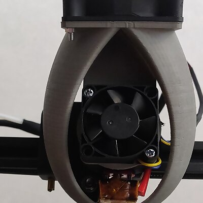 Fanduct filament cooler for CR10