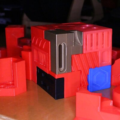 Alien Fortress Puzzle Cube