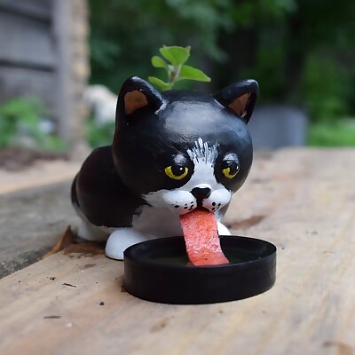 Self Water Cat Planter Tinkerfun