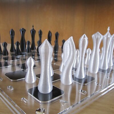 2h vase mode  sequential printing  Chess Set!