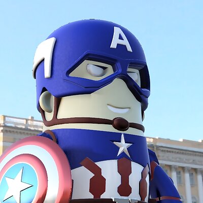 mini Captain America  Civil war edition