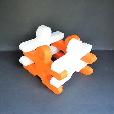 3D man puzzle