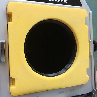 Lensboard for ‘Copal 3’ shutter on Super Graphic Graflex