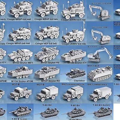 1100 Modern Tanks and Vehicles Duplicate