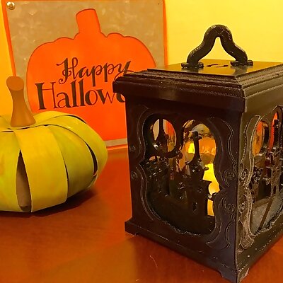 Halloween Mason Jar Lantern