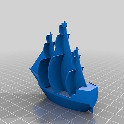 OpenSCAD Pirate Ship