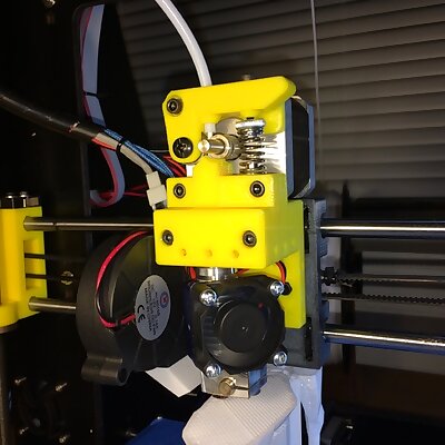 Customizable direct drive extruder for E3D v6 hotend for Prusa i3  Wilson  Geeetech