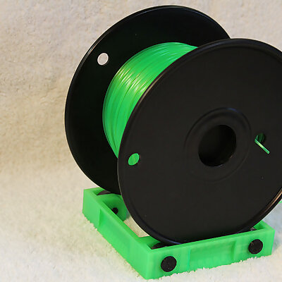 3D printer filament spool holder fullyprintable