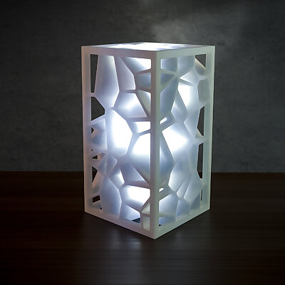 Generative design Voronoi lamp LQversion redesign