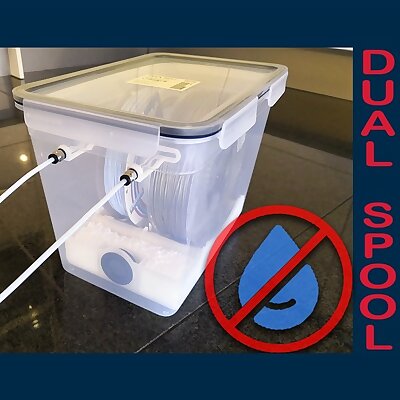 Dual spool Drybox Ikea 365 106L food container