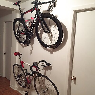 Road bike wall mount