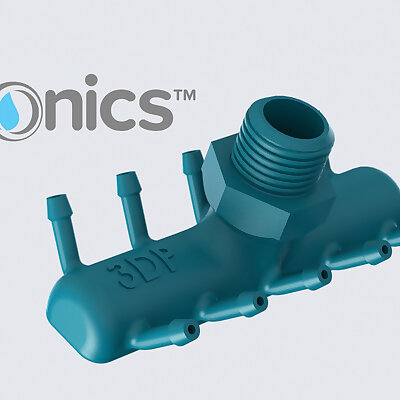 Pump Connector  3Dponics Drip Hydroponics