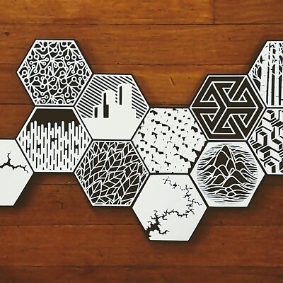 100hex mosaic assembly