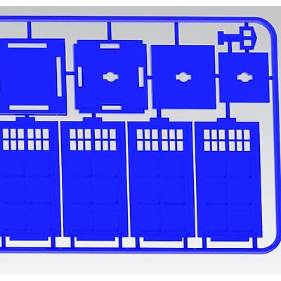 Tardis Police Box kit card Dr Who Updated