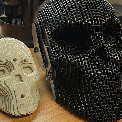 Plastic Corrugated Skull