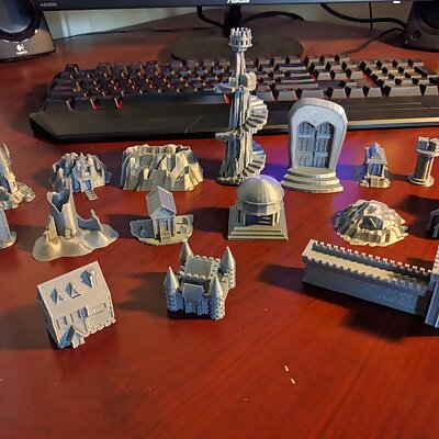 Talisman Board Game 3D Terrain Pieces