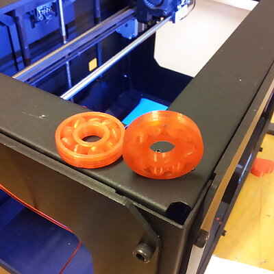 Ball Bearing print in place