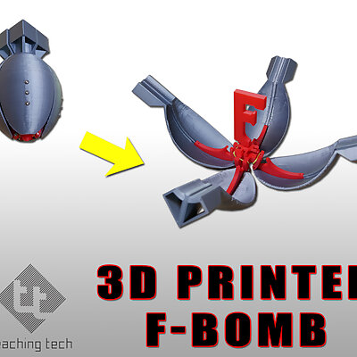 3D printed F bomb