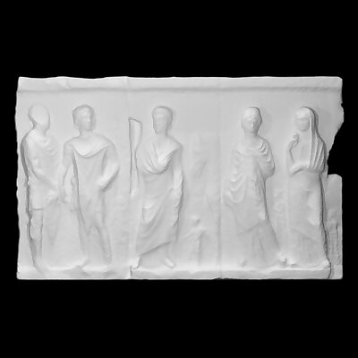 Relief slabs from a grave monument