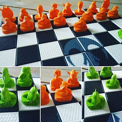 Starwars Chess Battle