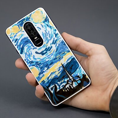 OnePlus 6 Phone Case  Starry Night by Van Gogh