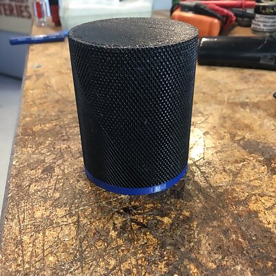 Partially Knurled 18650 Screw Container