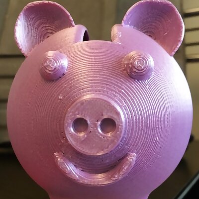 Smiley Piggy Bank with Easy Access!