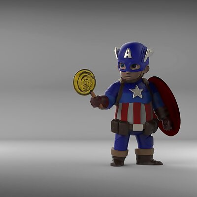 Chubby Captain America low res